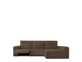 Capa para Sofá Chaise Longue Direta Bielástica EYSA (360 x 180 x 120 - Algodão - Castanho)