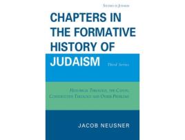 Livro chapters in the formative history of judaism de jacob neusner (inglês)