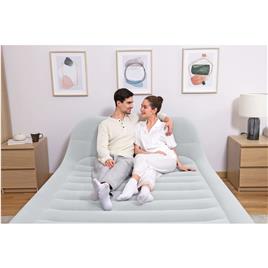 Bestway Colchão insuflável com bomba embutida 226x152x84 cm
