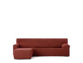Capa para Sofá Chaise Longue Esquerda Bielástica EYSA (360 x 120 x 120 - Algodão - Terracota)