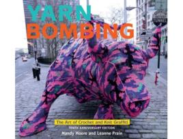 Livro yarn bombing de mandy moore,leanne prain (inglês)