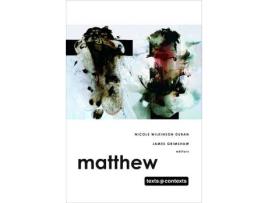 Livro matthew de edited by nicole wilkinson duran , edited by james p grimshaw (inglês)