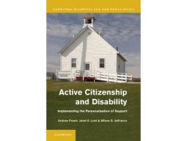 Livro active citizenship and disability de andrew (university of southampton) power,janet lord,allison defranco (inglês)