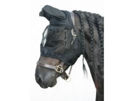 Máscara Anti-Moscas HARRY'S HORSE Flyshield Preto (XS)
