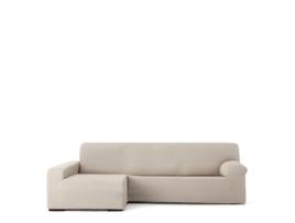 Capa para Sofá Chaise Longue Esquerda Bielástica EYSA (360 x 180 x 120 - Algodão - Bege)