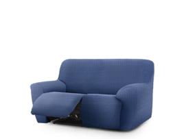 Capa para Sofá de 2 Lugares Bielástica EYSA (200 x 70 x 120 - Algodão - Azul)