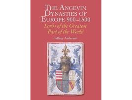 Livro the angevin dynasties of europe 900-1500 de jeffrey anderson (inglês)