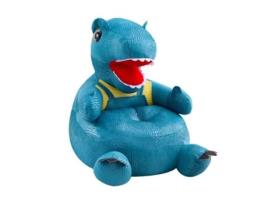 Peluche HXDZFX Sofá Infantil Dinossauro Azul 55X55X45 Cm