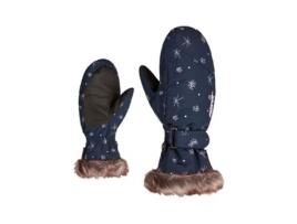 Luvas para Ski ZIENER (Menina - Multicor - Tamanho 3,5)
