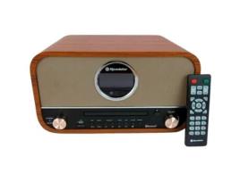 Rádio Digital Fm Leitor de Cd-Mp3 Bluetooth Usb ROADSTAR Hra-1782Nbt Madeira