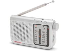 Rádio Portátil Aiwa RS-55SL/ Prata