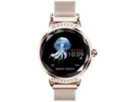 Smartwatch GOJOY H2 (Até 7 Dias de Autonomia - Rosa)