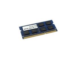 Memoria RAM MTXTEC 4 GB SODIMM DDR3 PC3-10600 1333MHz