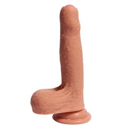 DILDO DE SILICONE DE DUPLA DENSIDADE AZAZEL 18 CM