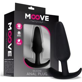 PLUGUE ANAL SILICONE PEQUENO PRETO