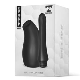 CHUVEIRO ANAL METICULOSO DELUXE SILICONE PRETO