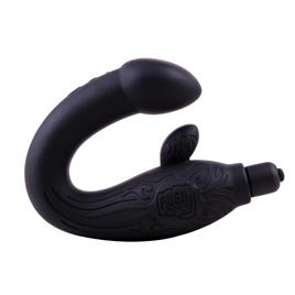 MASSAGEADOR DE PRÓSTATA DE SILICONE 29 CM PRETO