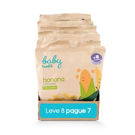 Pack Poupança Puffs de Milho e Banana Baby Wells 8 x 20 gr