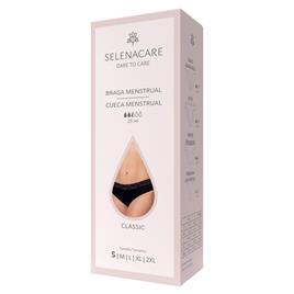 Cueca Menstrual Classic Preta S SelenaCare 1 un