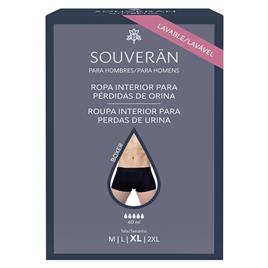 Boxer Incontinência Homem Preto XL SelenaCare 1 un