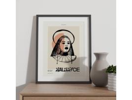 Póster Artemante NACNIC Pop. Ilustrações artísticas modernas para decoração de interiores.