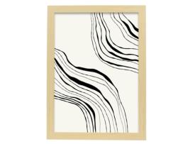 Póster Artemante NACNIC Pop. Ilustrações artísticas modernas impecáveis ??para decoração de interiores.