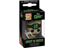 Figura FUNKO Pop Keychain: Groot Pjs With Book