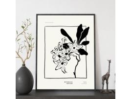 Póster Artemante NACNIC Pop. Ilustrações artísticas modernas de turorose para decoração de interiores.