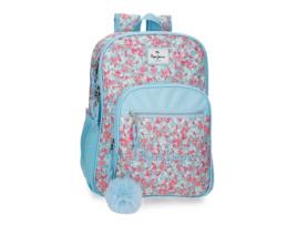 Mochila com Rodas PEPE JEANS (30 x 40 x 12 - Poliéster - Multicor)