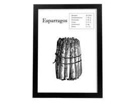 Póster NACNIC de Esparrogas. Frutas e Vegetais