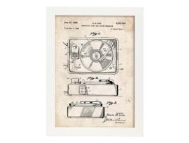 Póster NACNIC de Patente de Som e Imagem 3. Perda com Design Antigo de Patentes