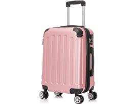 Mala de Cabine RAYKONG RK01 Expansível Ouro Rosa (57x37,5x25 cm - 54 L)