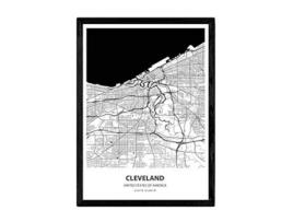 Póster NACNIC con mapa de Cleveland USA (A3)