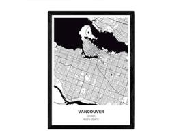 Póster NACNIC con mapa de Vancouver Canada (A3)