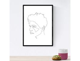 Póster NACNIC Desenhos e Esboços de Uma Linha (A3)