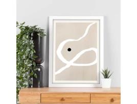 Póster NACNIC com Ilustração da Exposição Kline 14 Estilo Abstrato
