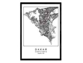 Póster NACNIC Mapa Dakar (A4)