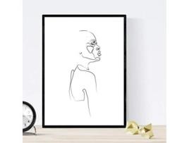 Póster NACNIC Desenhos e Esboços de Uma Linha (A4)