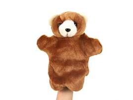 Peluche Fantoche GEELY Urso Castanho (Idade Mínima Recomendada: 1 ano)