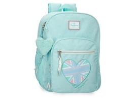 Mochila com Rodas PEPE JEANS (30 x 40 x 13 - Poliéster - Azul)