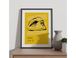 Póster Artemante NACNIC Pop. Olhos cativantes ilustrações artísticas modernas para decoração de interiores.
