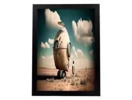 Póster NACNIC Existem Infinitas Possibilidades Vintage Extremas 115. Impressão de Arte de Parede Estnicada para Quarto ou Design de Sala de Estar.