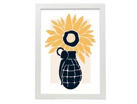 Póster Artemante NACNIC Pop. Não escolha Ilustrações artísticas modernas da violência para decoração de interiores.
