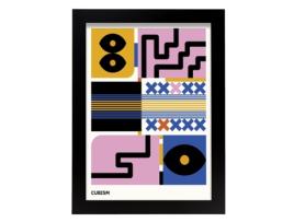 Póster Artemante NACNIC Pop. Ilustrações artísticas modernas do cubismo para decoração de interiores.