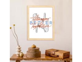 Cartazes Com Mensagens Felizes Esclarecidas. Perda de Decoração 'Melhor' Com Frases Motivadoras e Cheio de Energia.