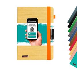 The SmartNotebook - Caderno Smart, A5, Areia/Laranja