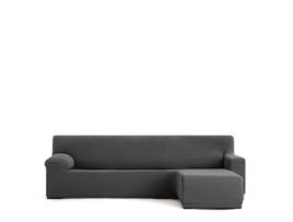 Capa para Sofá Chaise Longue Direta Bielástica EYSA (360 x 120 x 120 - Algodão - Cinzento)