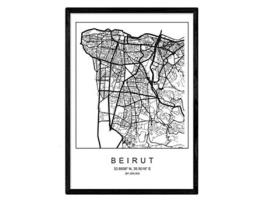 Póster NACNIC Mapa Beirut (A3)