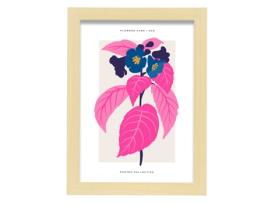 Póster Artemante NACNIC Pop. Ilustrações artísticas modernas da Petúnia para decoração de interiores.