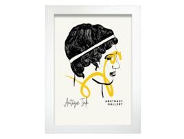 Póster Artemante NACNIC Pop. Vista lateral das ilustrações artísticas modernas de Apollo para decoração de interiores.